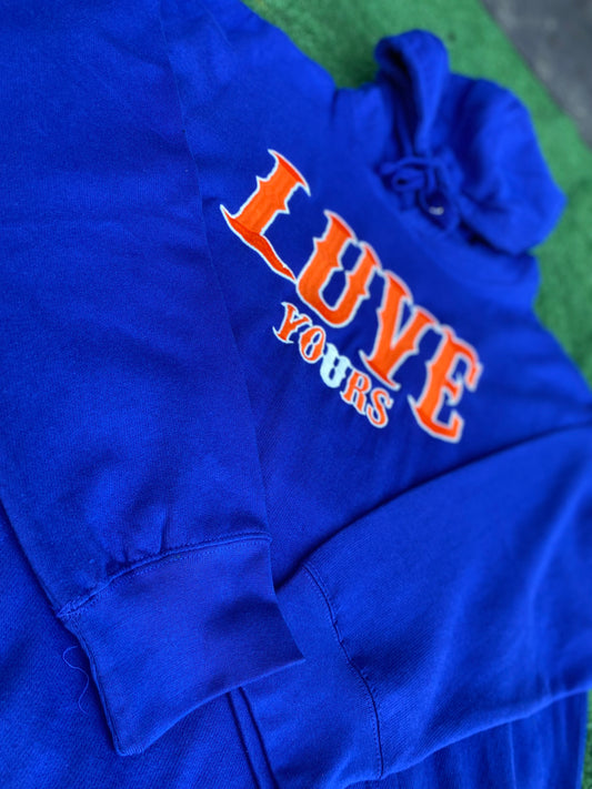 Pure Luve Only’ Royal x Orange x White Pullover