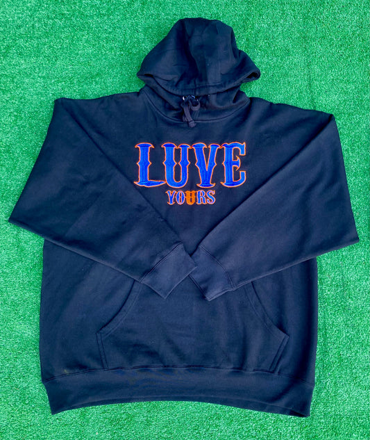 Pure LUVE Only’ Blk x Royal Blue x Orange Pullover