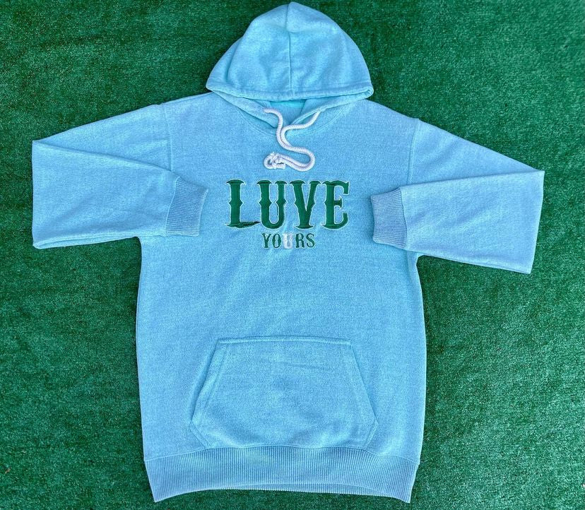 Pure LUVE’ Mint x Forest Green Pullover