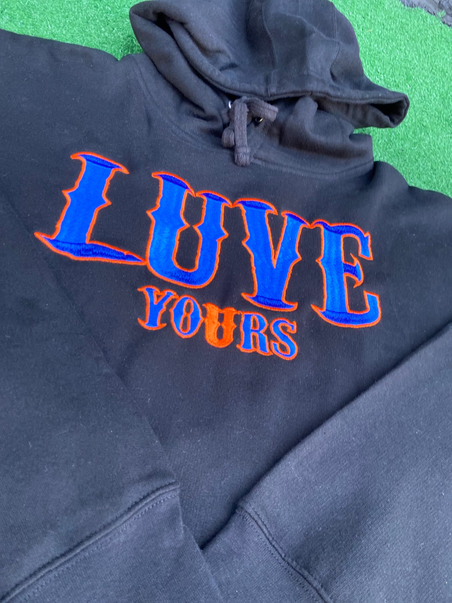 Pure LUVE Only’ Blk x Royal Blue x Orange Pullover